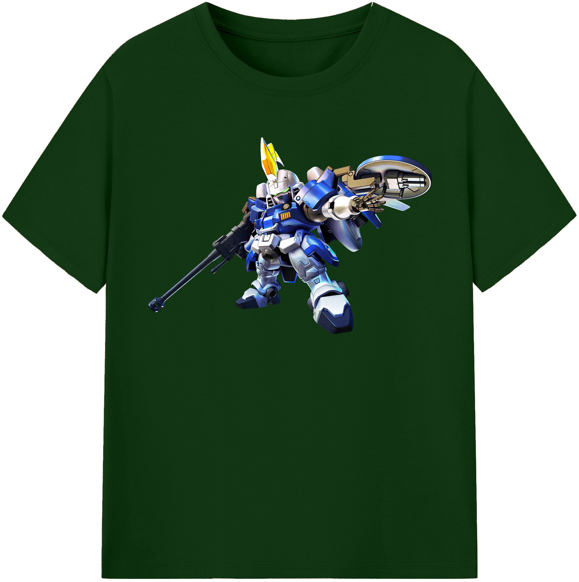 （画像用） 機動戦士ガンダム Mobile Suit Gundam 綿100％半袖Tシャツ（フロントプリント）